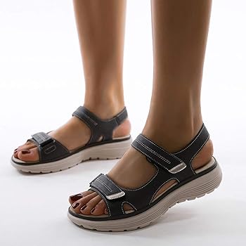 Amazon.co.jp: [doerwye] スポーツサンダル ウェッジソール メンズ レディース アウトドアストラップサンダル フラットサンダル  登山サンダル 厚底 ヒール コンフォートサンダル 黒 白 サンダル 通気性 疲れない 歩きやすい かわいい 夏用 : ファッション